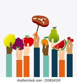 delicious food design, vector illustration eps10 graphic 