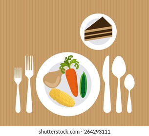 delicious food design, vector illustration eps10 graphic 