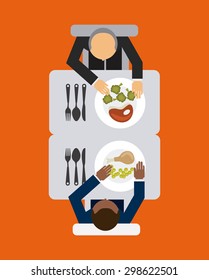 delicious food design, vector illustration eps10 graphic 