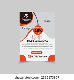 Delicious Food Flyer Design Template for your restaurant business