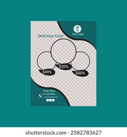 Delicious Food Flyer Template Design   