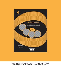 Delicious Food Flyer Template Design  
