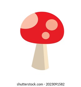 
delicious food fresh mushroom vector