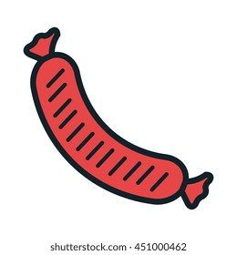 Delicious food icon, gastronomy theme desifn vector illustration graphic.