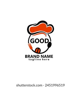 Delicious Food logo design template vector