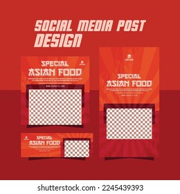 delicious food menu poster or special restaurant food menu banner ads design