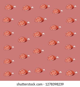 delicious food pattern cartoon