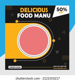 Delicious Food Post Design 2022