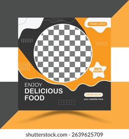 Delicious Food Promotion for Burger and Fast Food