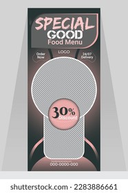 delicious food rollup banner corporate design your business roll up banner
