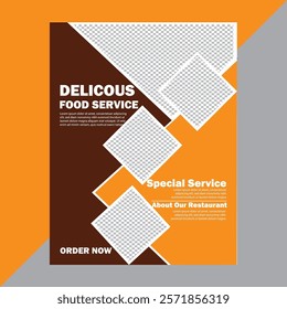 Delicious Food Special Service Flyer Design