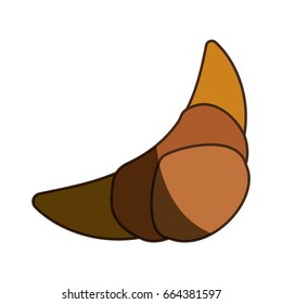 Delicious french croissant