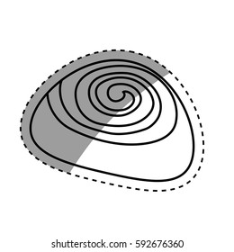 Delicious and fresh bread icon vector illustration graphic design