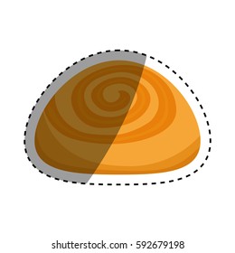 Delicious and fresh bread icon vector illustration graphic design