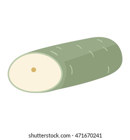Delicious fresh cheese variety icon flat set isolated vector illustration