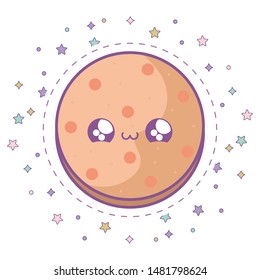 delicious fresh cookie kawaii style