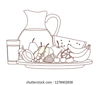 delicious and fresh fruit