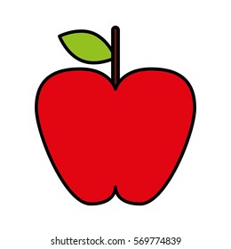 delicious fresh fruit icon vector illustration design
