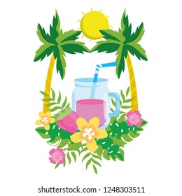 delicious fresh juice cartoon