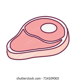 delicious and fresh meat portion food