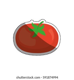 Delicious and fresh vegetable icon vector illustrration graphic design