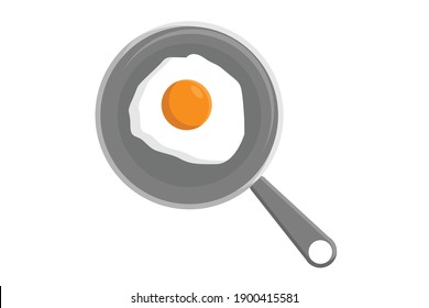 Delicious Fried Eggs Vector Illustration