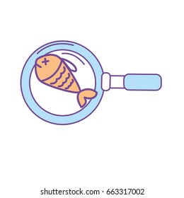 delicious fried fish inside skillet pan