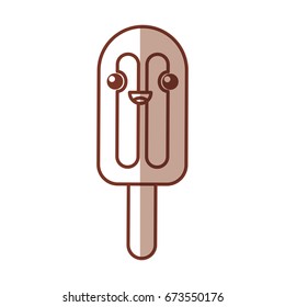 Delicious frozen palette kawaii character