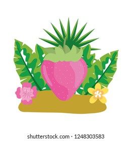 delicious fruit cartoon