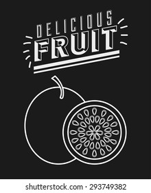 delicious fruit design, vector illustration eps10 graphic 