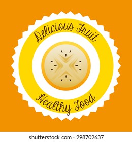 delicious fruit design, vector illustration eps10 graphic 