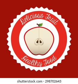 delicious fruit design, vector illustration eps10 graphic 