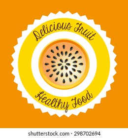 delicious fruit design, vector illustration eps10 graphic 