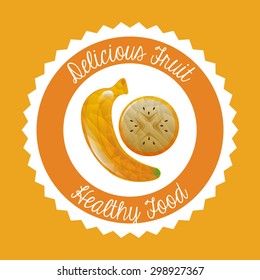 delicious fruit design, vector illustration eps10 graphic 