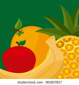 delicious fruit design, vector illustration eps10 graphic 