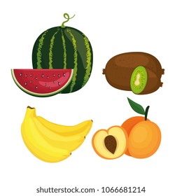 delicious fruits healthy food