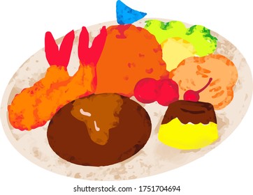 A delicious and fun children's lunch