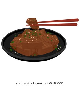 Delicious Galbi Vector Design for Korean Cuisine Lovers