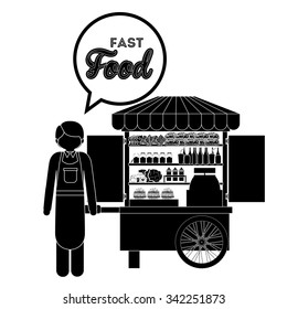delicious and good  food design, vector illustration eps10 graphic 