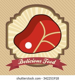 delicious and good  food design, vector illustration eps10 graphic 