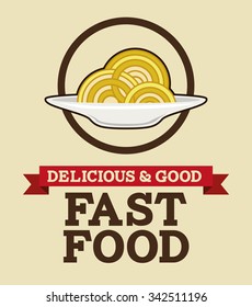 delicious and good  food design, vector illustration eps10 graphic 