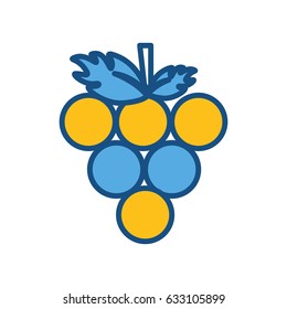 delicious grape fruit icon