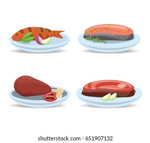 delicious grilled meat and fish menu restaurant