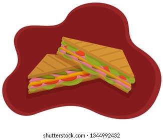 delicious grilled sandwich