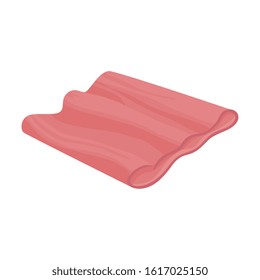 delicious ham slice isolated icon vector illustration design