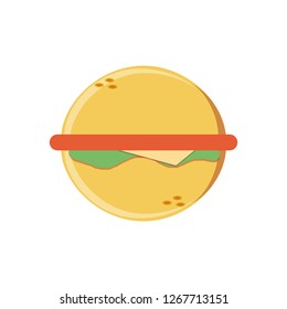 delicious hamburger fast food