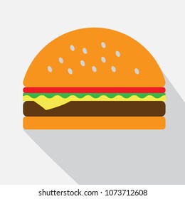 delicious hamburger icon