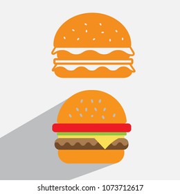 delicious hamburger icon