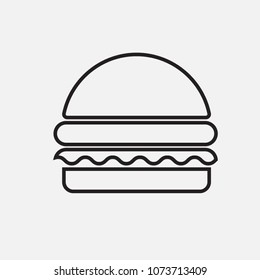 delicious hamburger icon