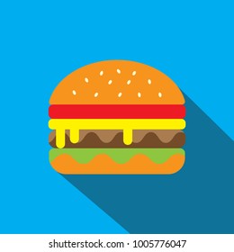 Delicious hamburger icons